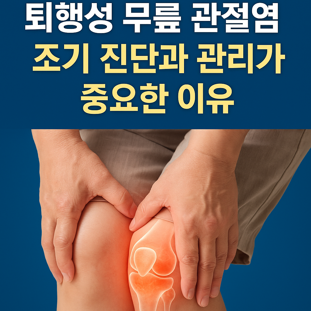 퇴행성 무릎 관절염, 조기 진단과 관리가 중요한 이유 썸네일