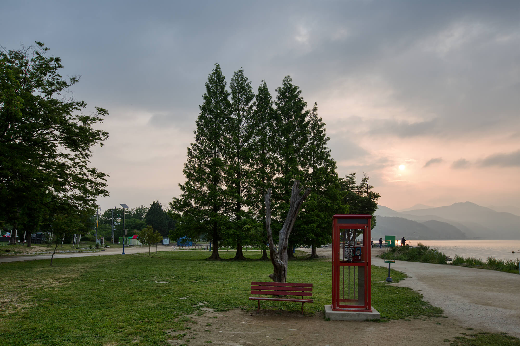 양평 두물머리 공중전화 부스 포토존