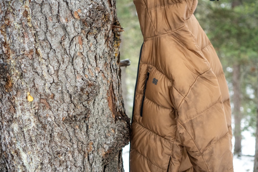 Padded coat.