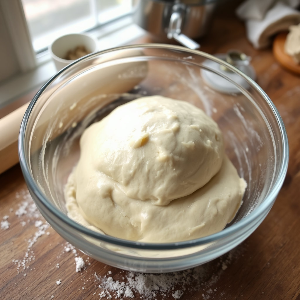 반죽이된 용기접시