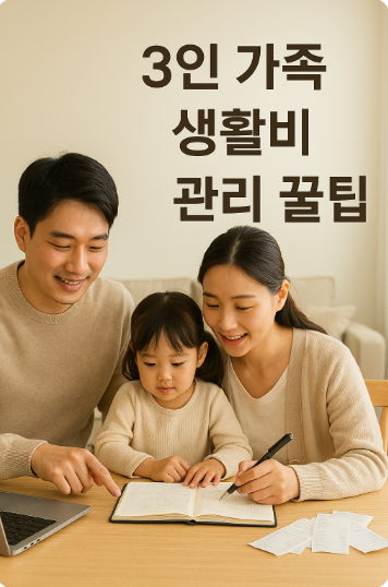 3인 가족 생활비 관리 꿀팁