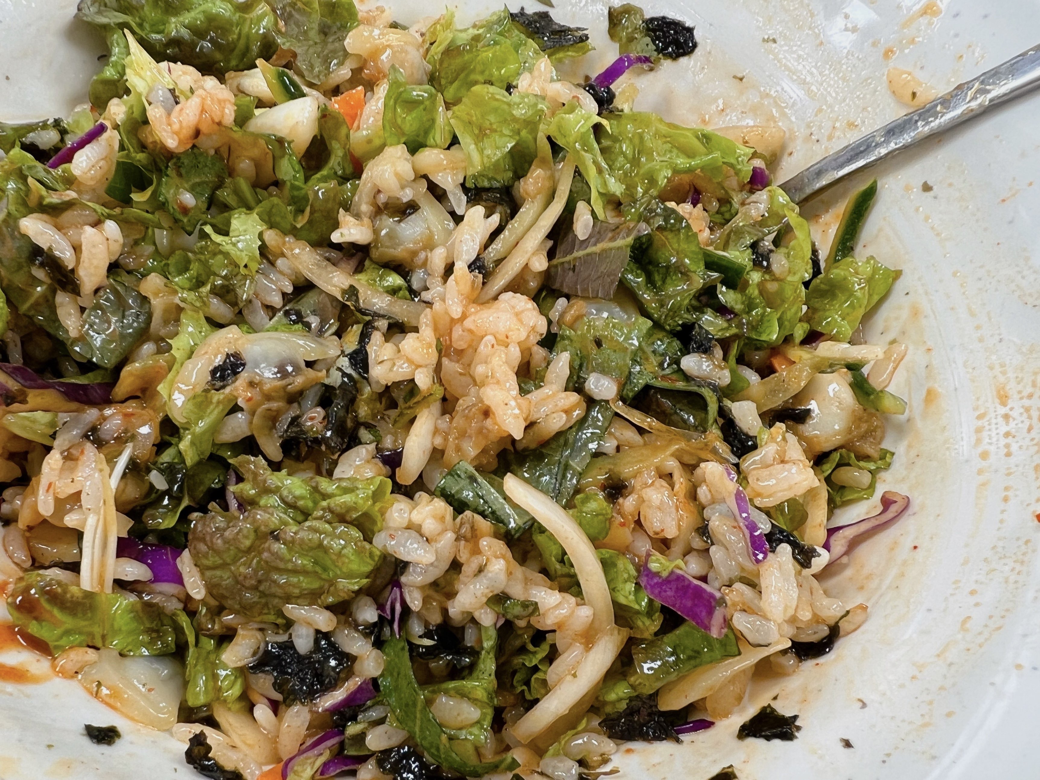 곡성 옥과 함지박식당 바지락비빔밥