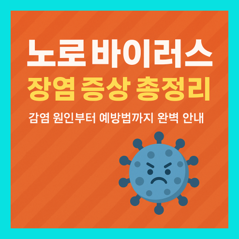 노로 바이러스 장염 증상