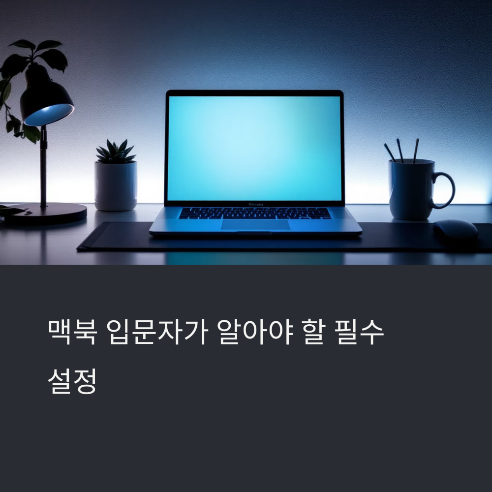 맥북 처음 쓰는 초보자를 위한 필수 기본 가이드 썸네일