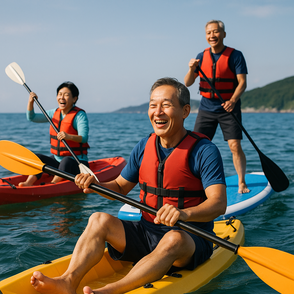 울산 중년 해양레저 (체력증진, 스트레스해소, 해양)