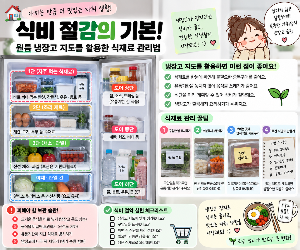 원룸 냉장고 지도를 활용한 식재료 관리법