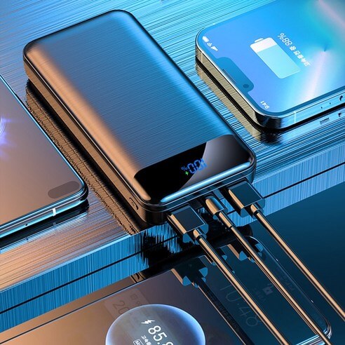 KLIFE-고속충전-20000 보조배터리 동시충전중인 모습