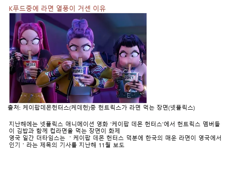 K푸드중 라면열풍이 유독 거센이유(1)