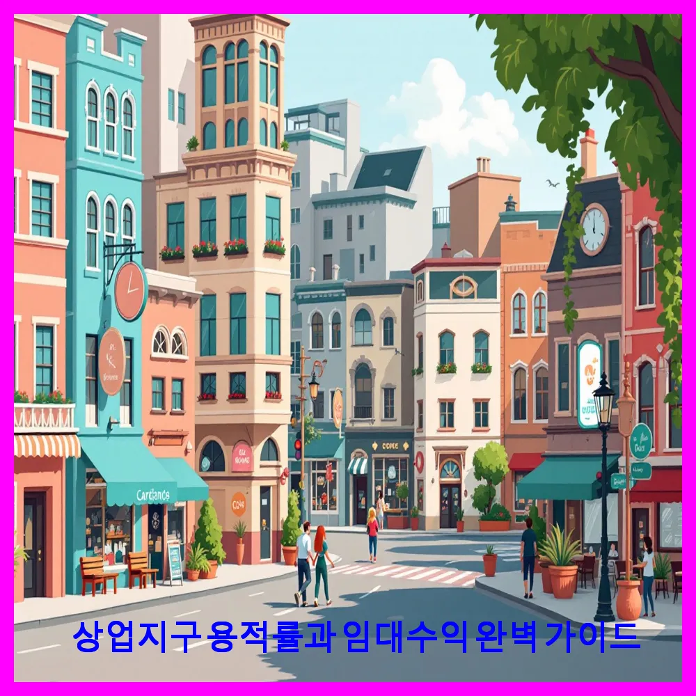 상업지구 용적률과 임대수익 완벽 가이드