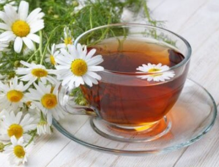 한국의 떡 종류 메싹떡-캐모마일차