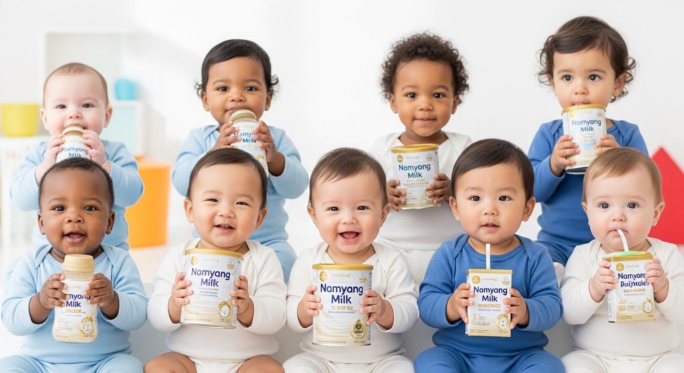 남양 분유 아기 모델