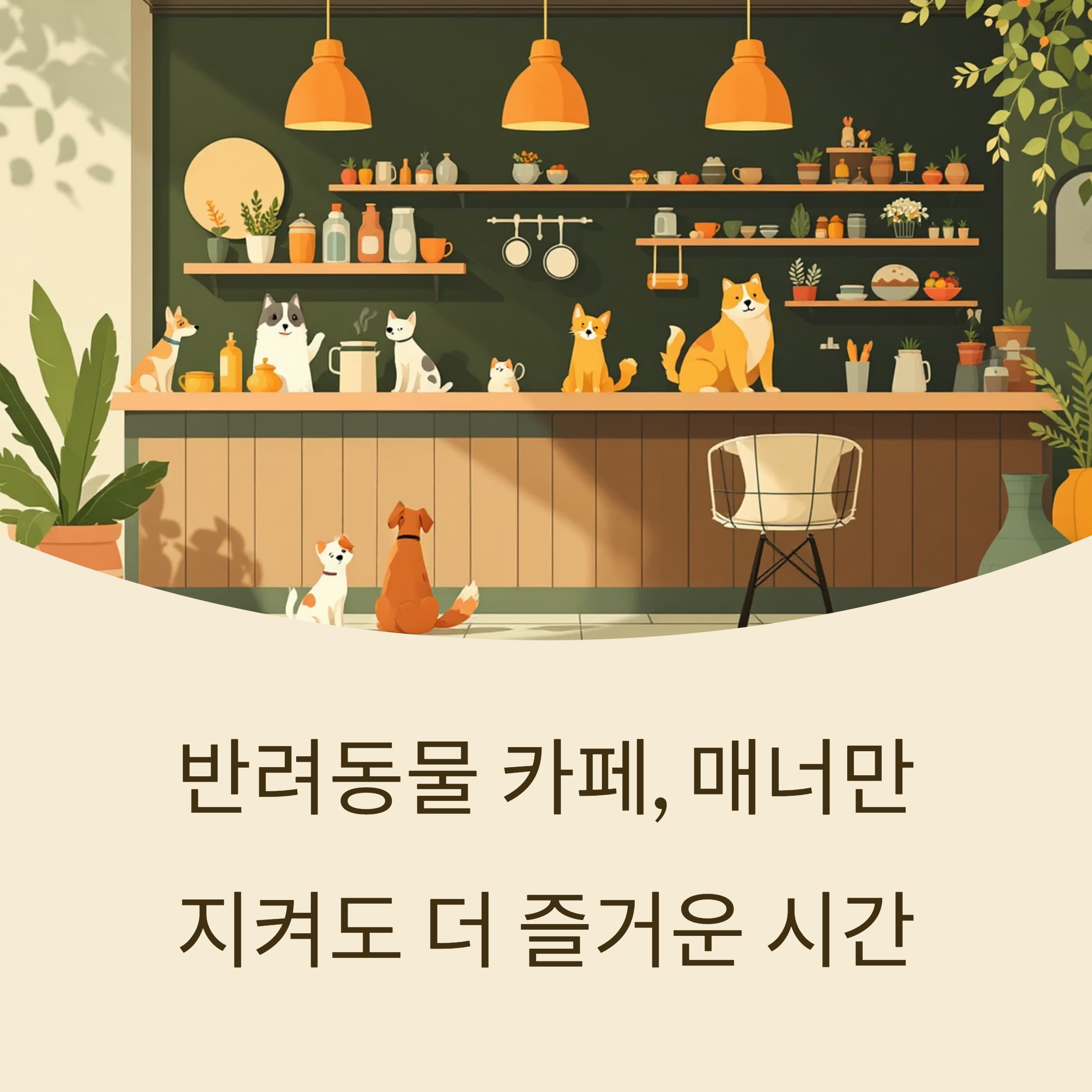 반려동물 카페, 매너만 지켜도 더 즐거운 시간