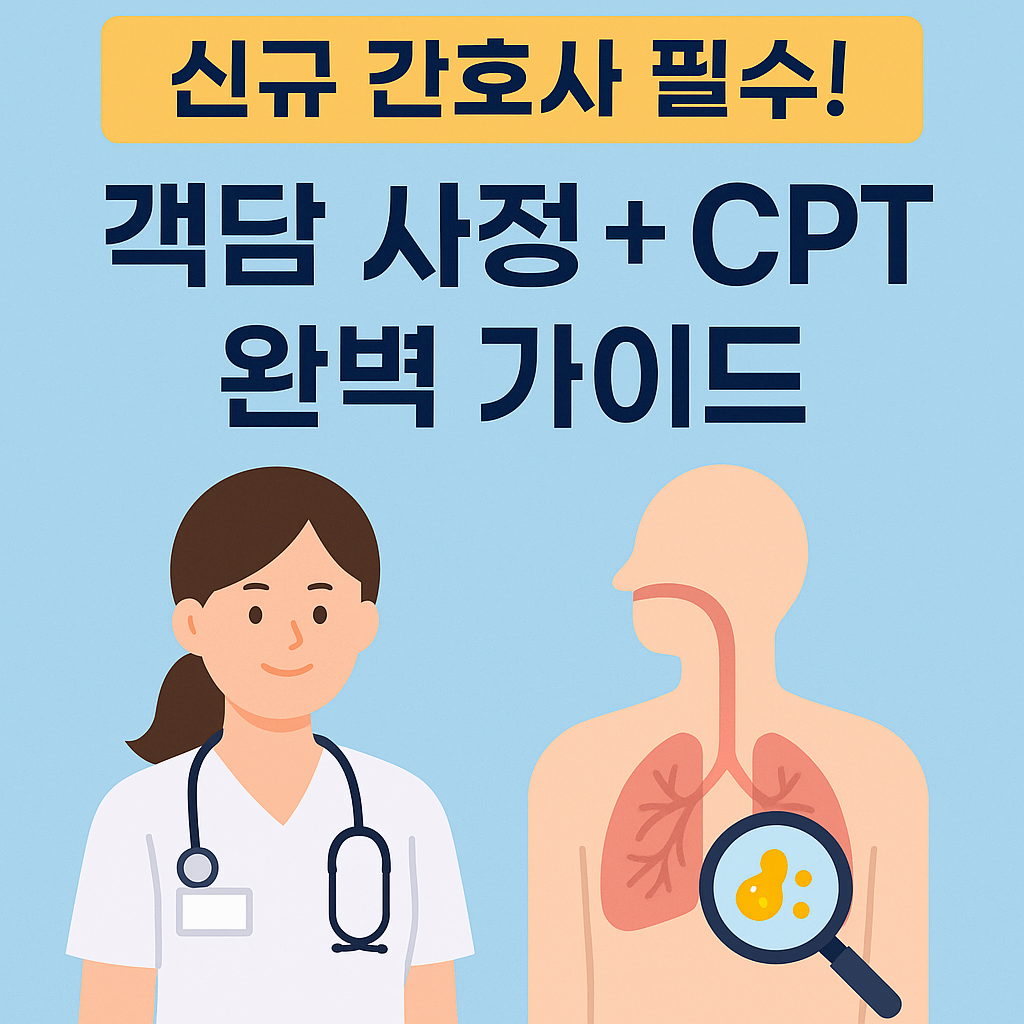 폐렴 환자 간호: 객담 사정과 흉부물리요법 제대로 이해하기