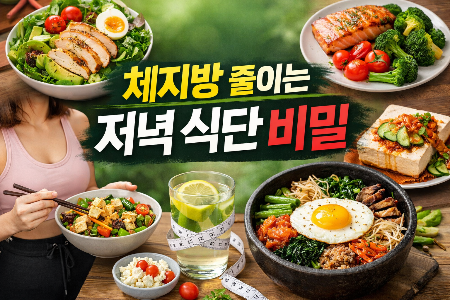 다이어트 저녁 식사 궁합