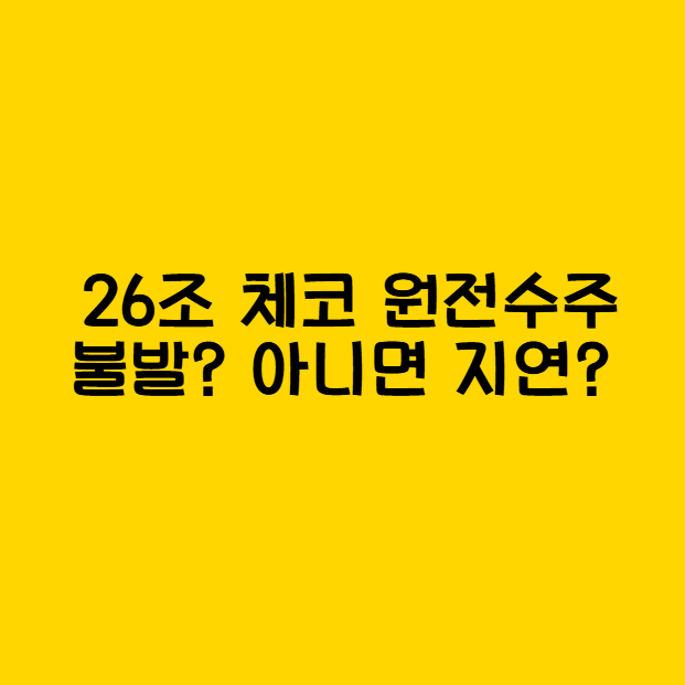 체코 원전수주