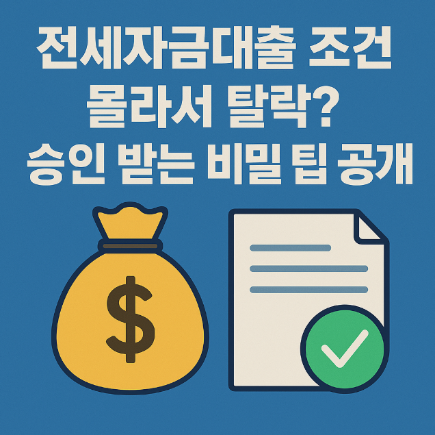 전세자금대출조건
