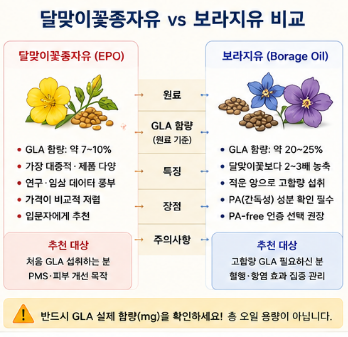 감마리놀렌산-효능-부작용-갱년기-추천-제품