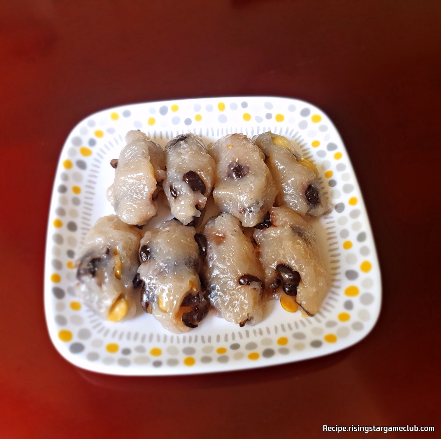 쫄깃한 감자 콩떡 맛보기