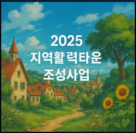 2025 "지역활력타운" 조성사업 10개 선정