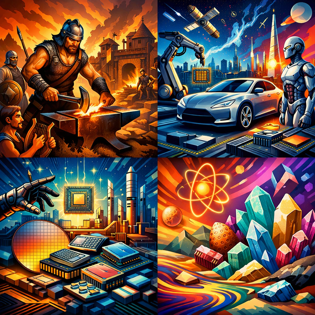 돌에서 반도체까지, 인류의 감정은 언제부터 금속을 닮아갔을까