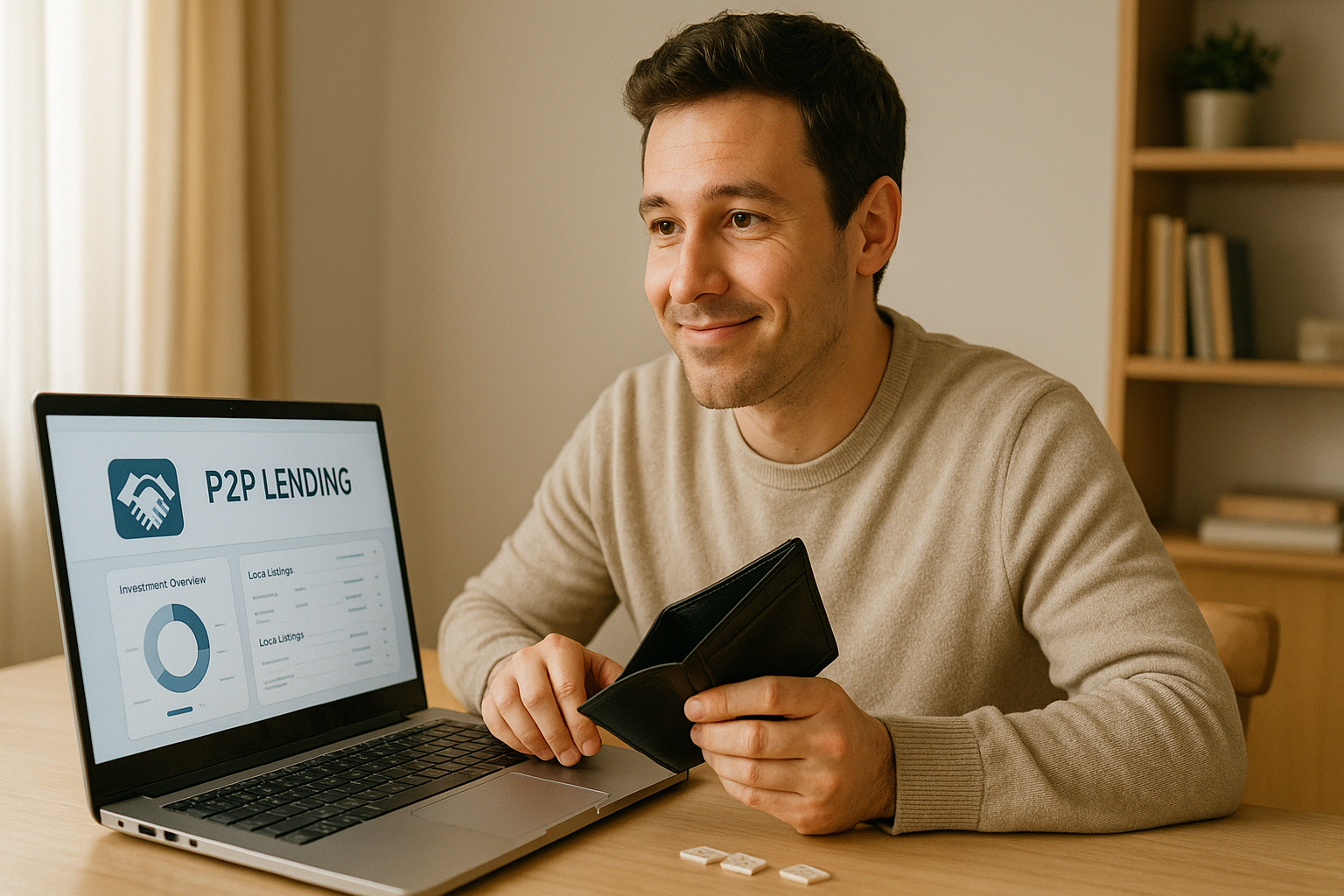 P2P 투자를 하는 남성