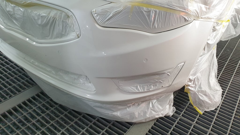 k7 범퍼도색 - 앞 범퍼 도색 완료