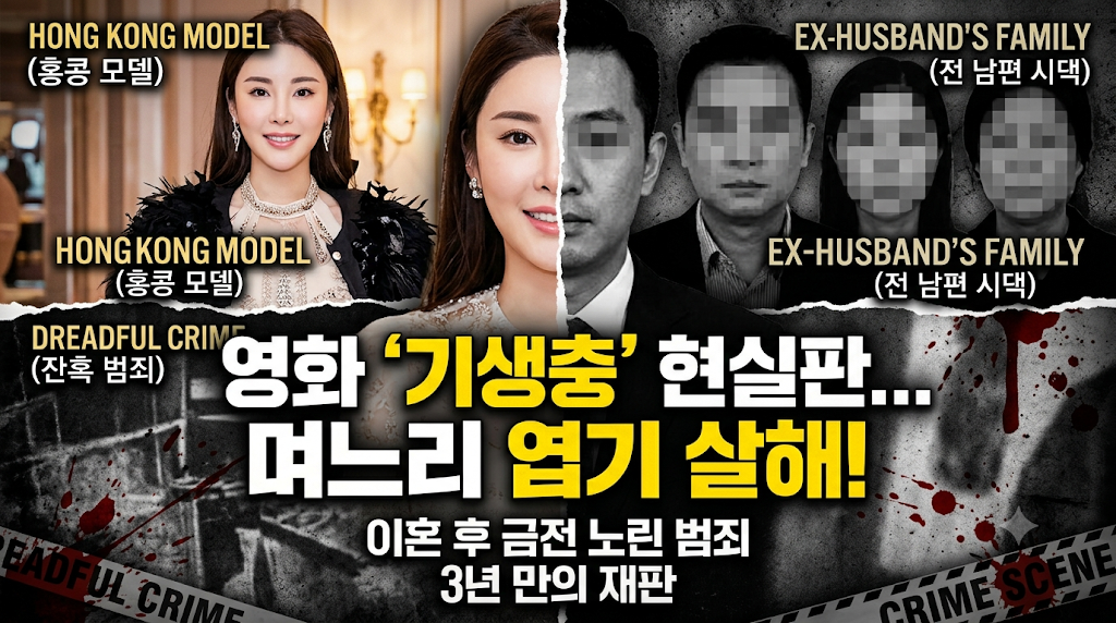 영화 기생충 현실판 며느리 엽기 살해