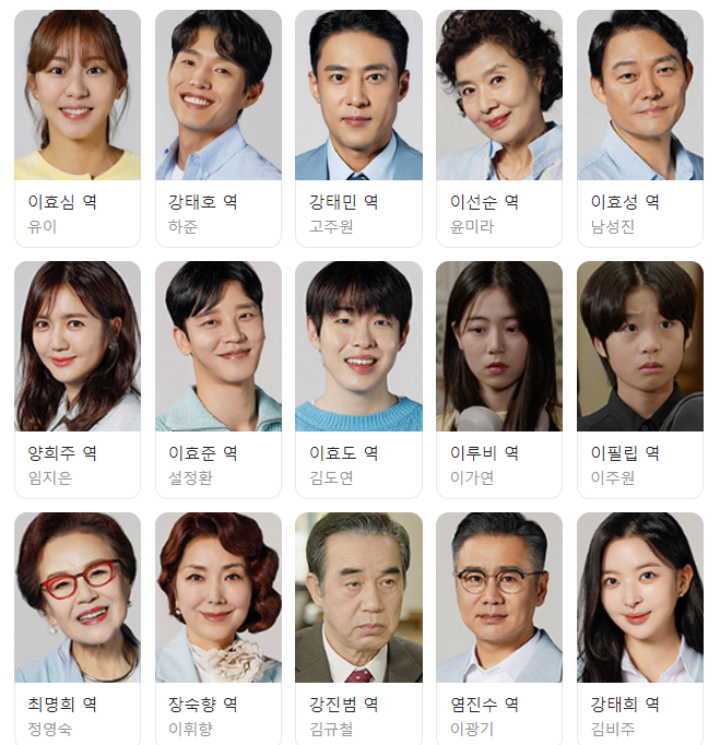 효심이네 각자도생 등장인물