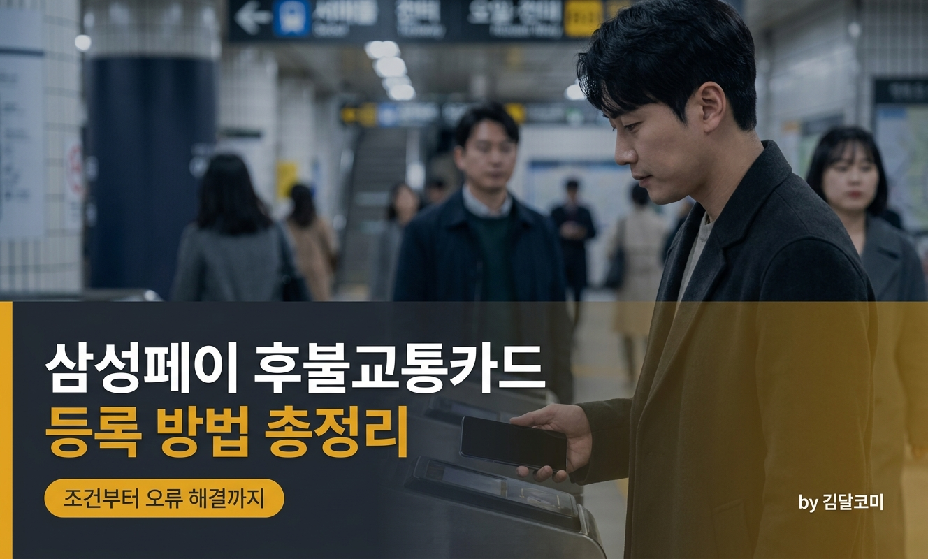 지하철 개찰구에서 폰 태그