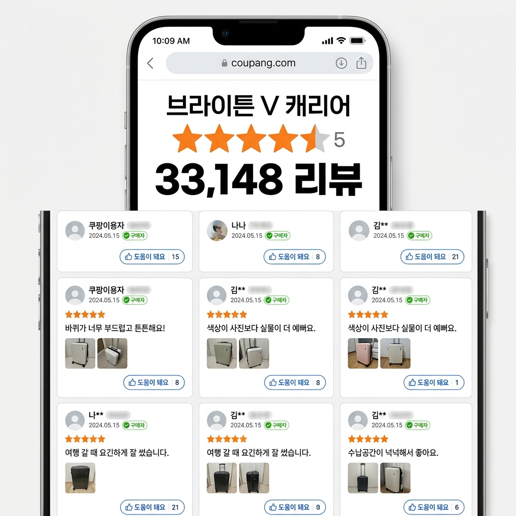 여행용 캐리어 추천 브라이튼 브이 리뷰 33148개