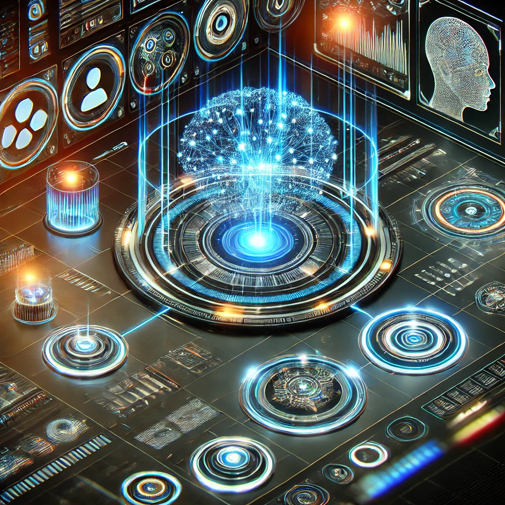 AI 통신 기술을 표현하는 사진