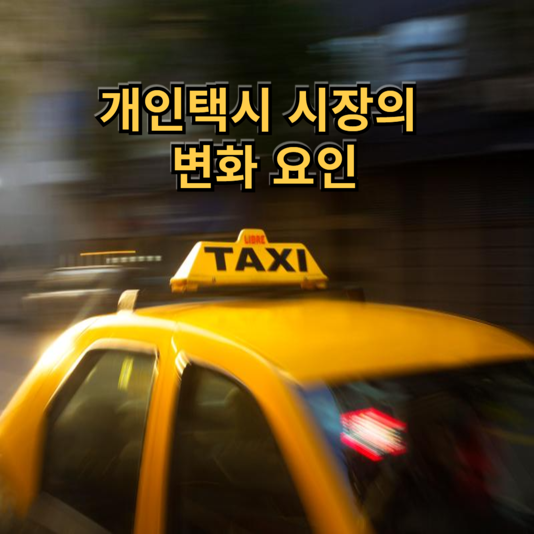 개인택시 시장의 변화 요인