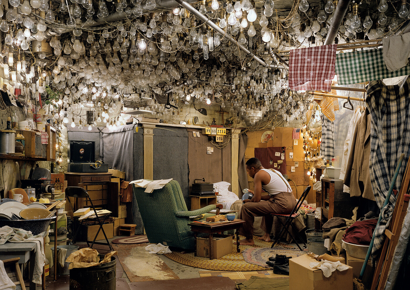 Jeff Wall, After &ldquo;Invisible Man&rdquo; by Ralph Ellison, the Prologue, 1999&ndash;2000.