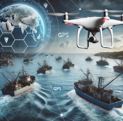 드론과 인공위성을 활용한 해양 감시 체계