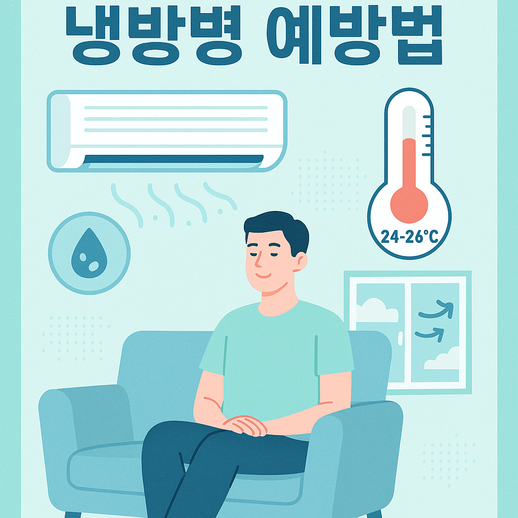 냉방병 예방을 주제로 한 건강 정보