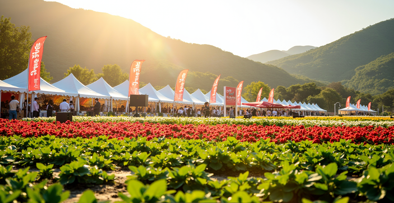 논산딸기축제 문화 공연 및 체험 프로그램 안내