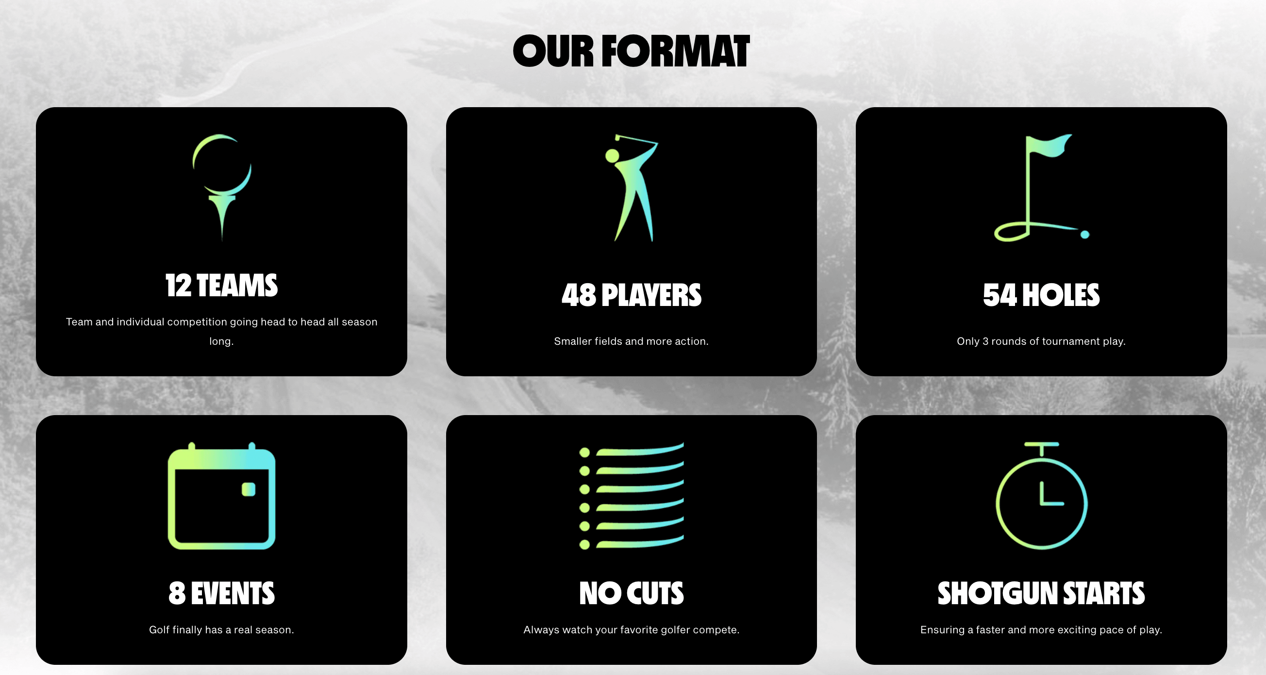리브 골프 포맷
