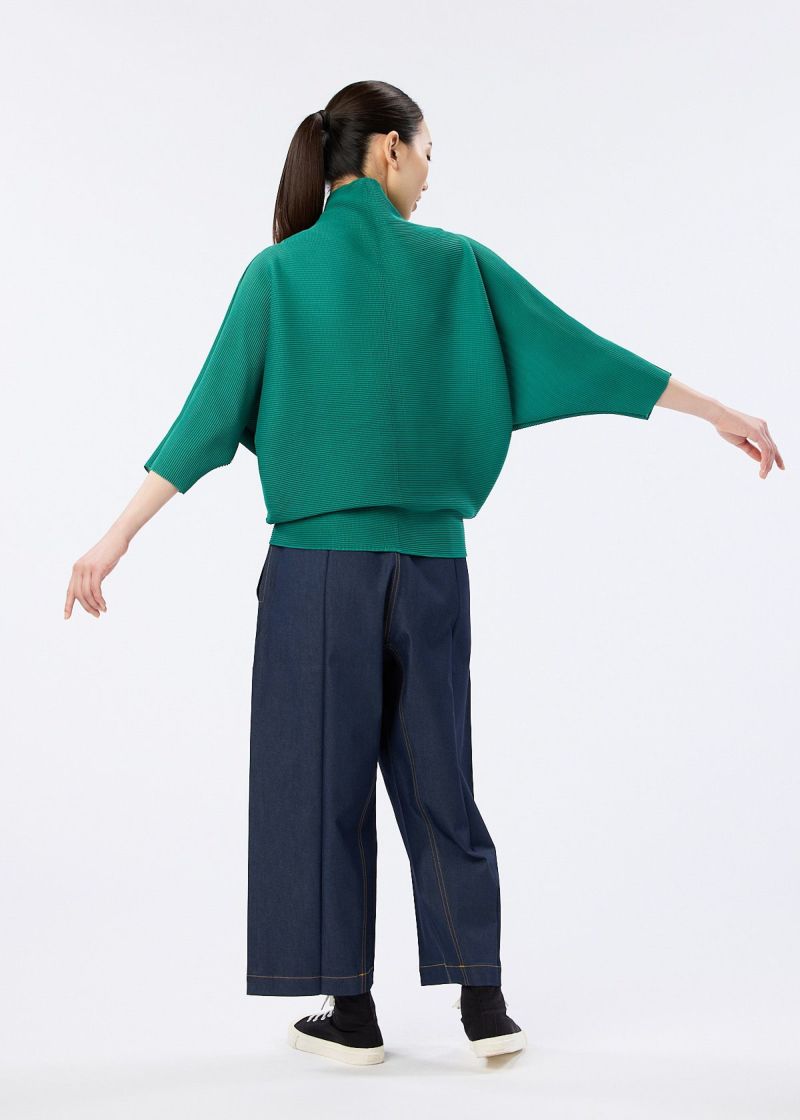 미이세이미야케 9월 DOLMAN STRETCH PLEATS 2 가디건 FO622