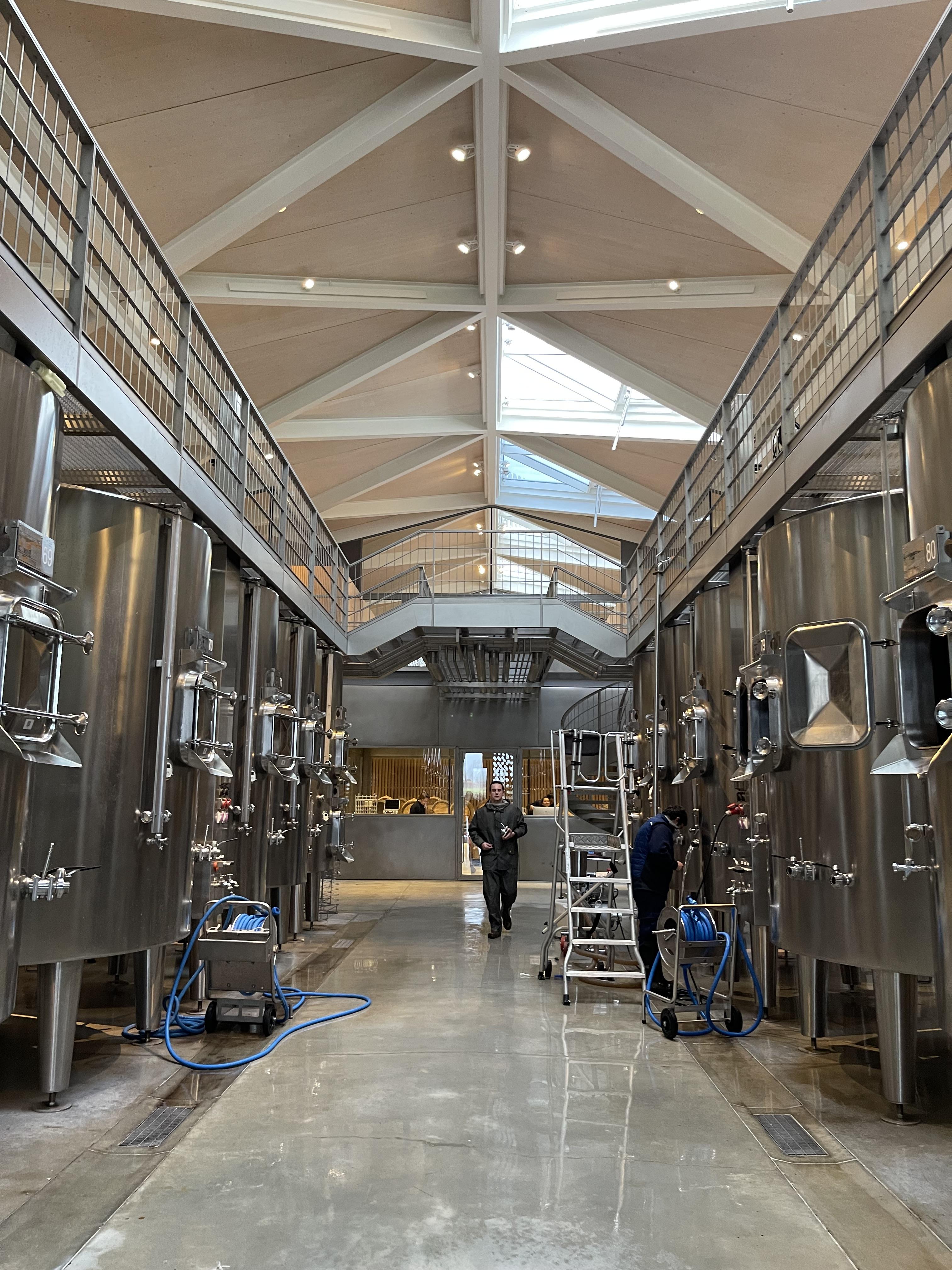 Ch&acirc;teau Margaux 화이트 와인 발효조