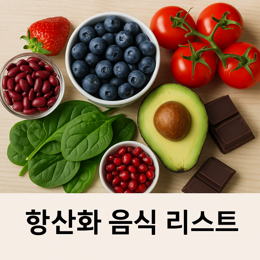 항산화 음식 리스트