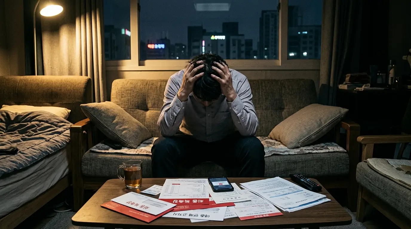 한국-다중-채무자-절망-고뇌-공감-묘사