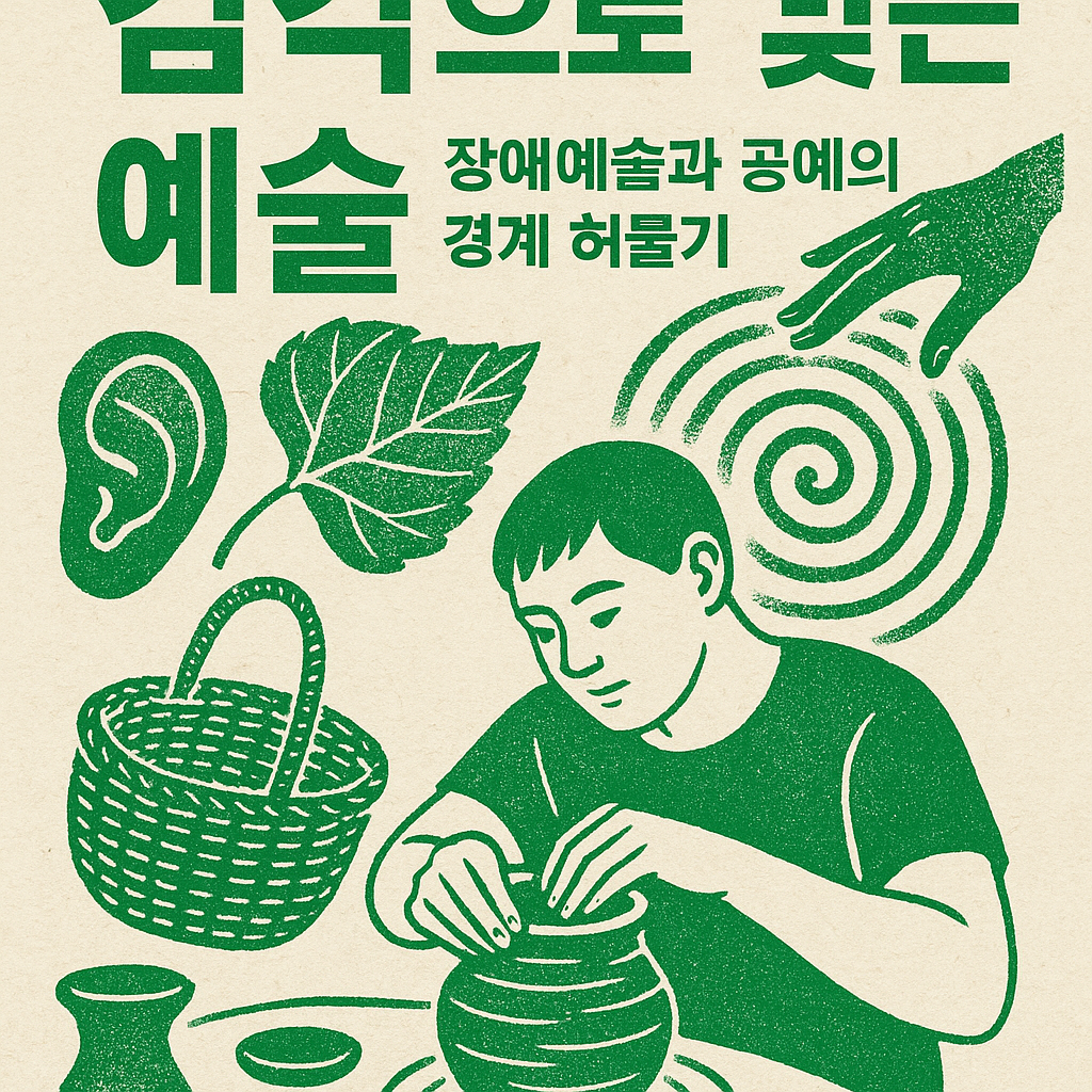 감각으로 빚는 예술 – 장애예술과 공예의 경계 허물기