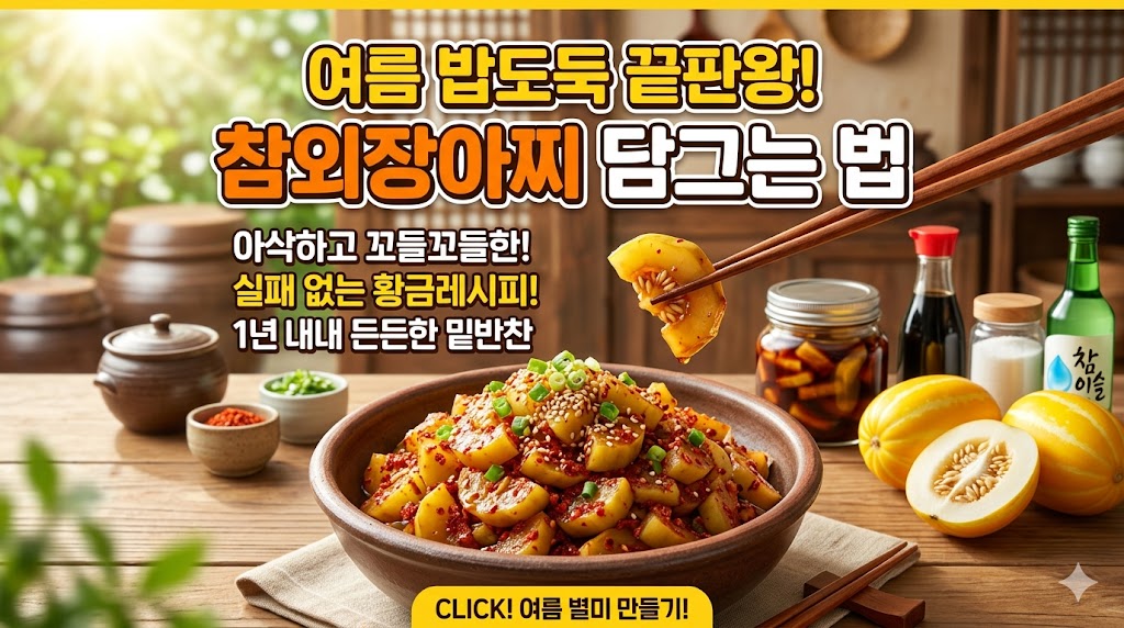 참외장아찌 담그는 법