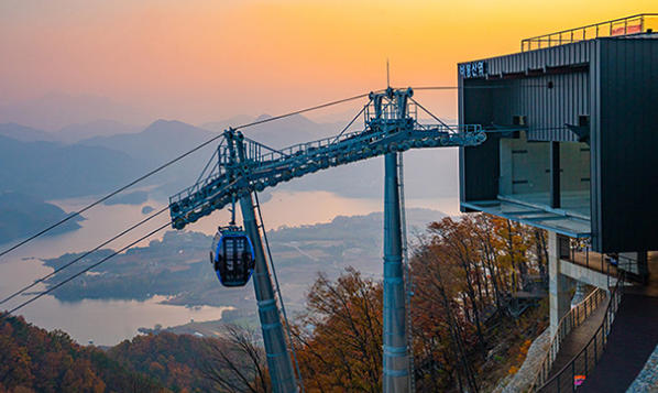 청풍호반 케이블카