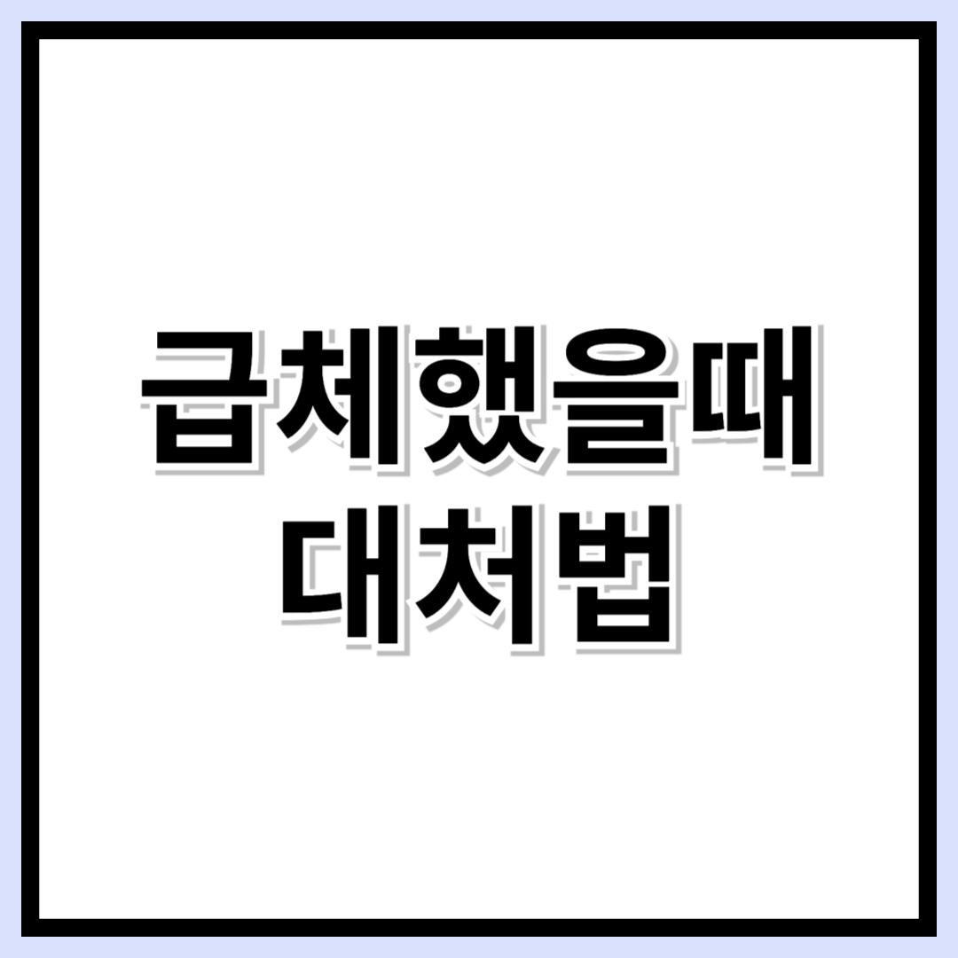 소화가 안될 때? 원인과 효과적인 해결법 총정리!