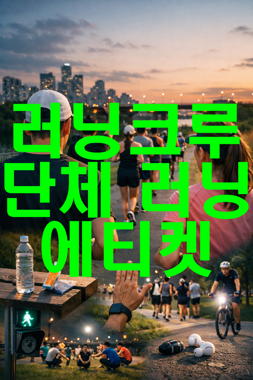 러닝 크루 단체 러닝 에티켓 알아보기