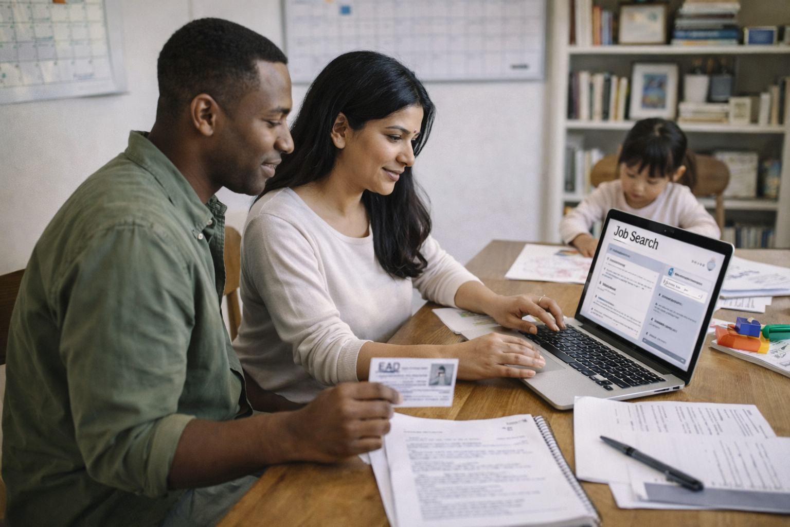 배우자 취업: EAD/영주권 진행 중 가능한가? 이민 간호사 가족이 꼭 알아야 할 현실 가이드