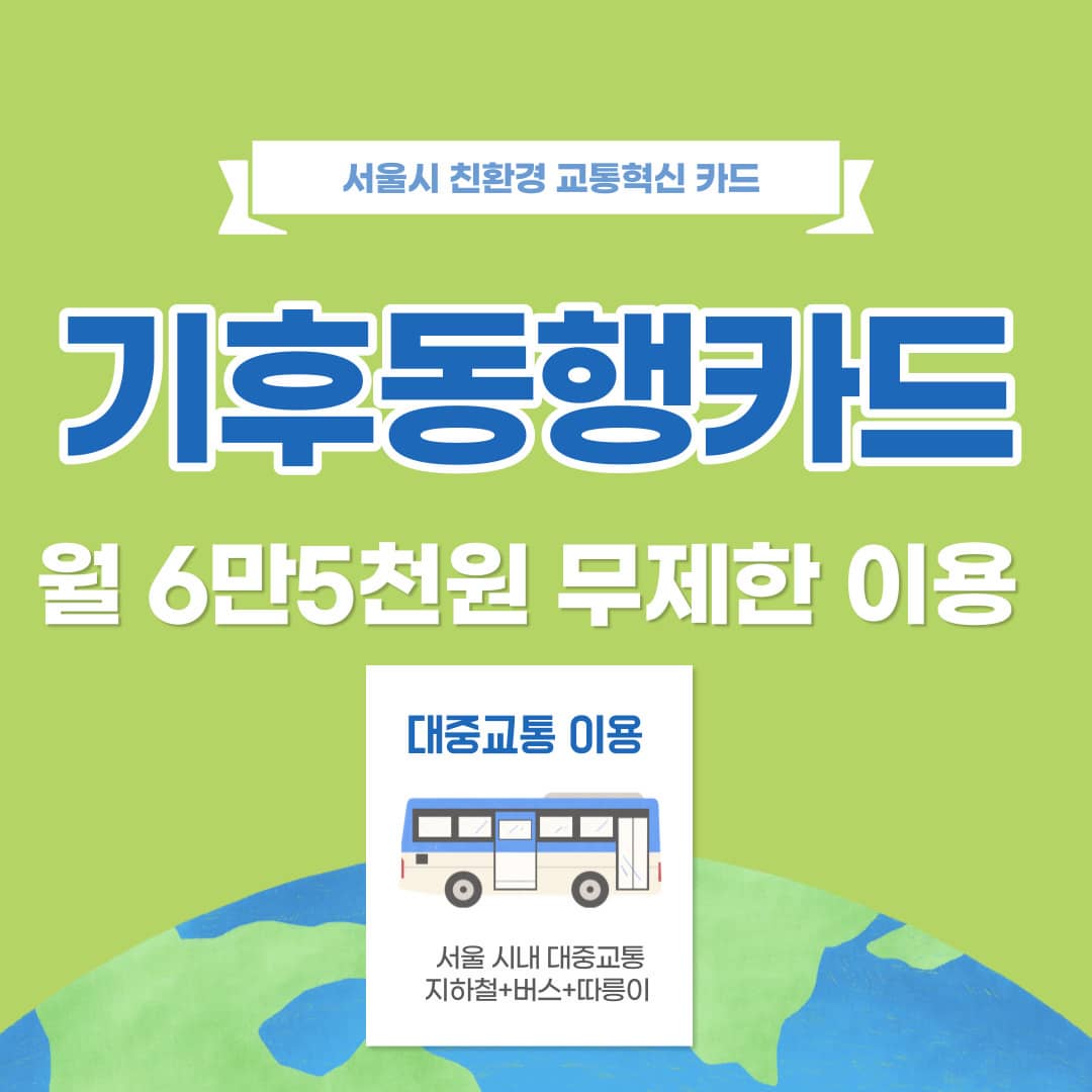 서울시 기후동행카드