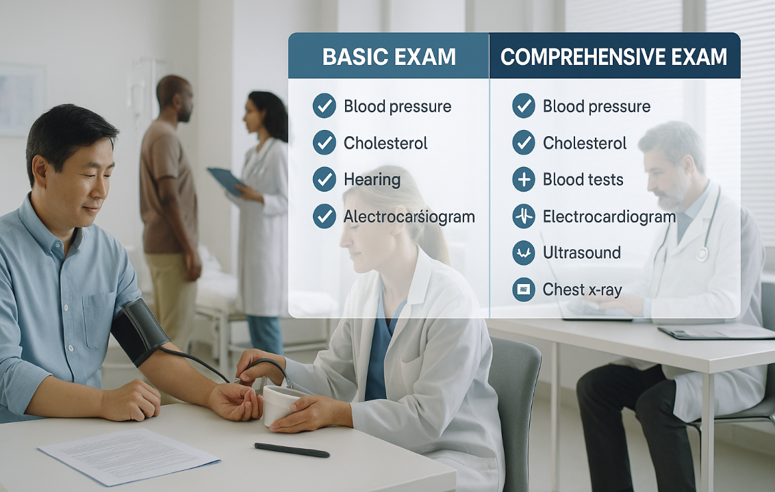 종합검진 vs 기본검진