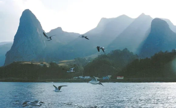 성인봉 등산지도